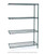 Metro AN436K3 36" W x 21" D Green 4 Shelves Super Erecta Add-On Shelving Unit