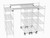 Metro TT10-E2148M1848C 120" W x 48" D Chrome Wire Shelving Overhead Top-Track EZ Order Model