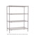 Metro SE-182463K4-S-4 24" W x 18" D Gray Epoxy Coated 4 Wire Shelves Super Erecta Starter Shelving Unit