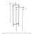 Metro LTTA18C 18" W Chrome Super Erecta Stationary Intermediate Unit Kit