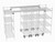 Metro TT16-E2448M2448C 192" W x 48" D Chrome Wire Shelving Overhead Top-Track EZ Order Model