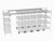 Metro TT16-E2448M2448C 192" W x 48" D Chrome Wire Shelving Overhead Top-Track EZ Order Model