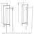 Metro LTTE18C 18" W Chrome Super Erecta & Super Adjustable Double Deep Top-Track Stationary End Unit Kit