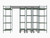 Metro TT14-E2460M1860P 168" W x 60" D Polymer or Wire Shelving Overhead Top-Track EZ Order Model