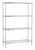 Metro EZ1848NC-4 48" W x 18" D Chrome 4 Wire Shelves Super Erecta Convenience Pak Shelving Unit