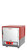 Metro C533-HLFS-U C5 3 Series Red Undercounter Insulated Heated Holding Cabinet with Solid Door and Universal Wire Slides - 120 Volts