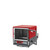 Metro C533-HLFC-U C5 3 Series Red Undercounter Insulated Heated Holding Cabinet with Clear Door and Universal Wire Slides - 120 Volts