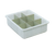 Metro MTB93080W 17.5" W x 22.38" D x 8" H White Polypropylene Tote Box