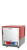 Metro C533-CLFS-L C5 3 Series Red Undercounter Insulated Heated Holding & Proofing Cabinet with Solid Door and Lip Load Slides - 120 Volts