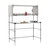 Metro EZHSE36W-KIT 36" W x 24" D Stainless Steel Super Erecta Workstation with Hot Open Heated Shelf - 120 Volts 400 Watts
