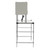 Metro EZHSE36W-KIT 36" W x 24" D Stainless Steel Super Erecta Workstation with Hot Open Heated Shelf - 120 Volts 400 Watts