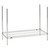 Metro HS-1842LEGKIT-S Chrome Plated Metro2Go Leg Kit with Shelf for Metro2Go Hot Stations