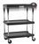 Metro MY1627-34BL-PL 31.5" W Plastic Utility Three Shelves Mycart Plus Series