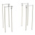 Metro MQTTE24 24" W MetroMax Q Top-Track Stationary End Unit Kit
