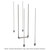 Metro LBTM21S Stainless Steel Mobile Unit Kit HD qwikTRAK High Density Double Deep Storage System