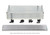 Metro EZ1836BR-4 36" W x 18" D Zinc 4 Wire Shelves Super Erecta Convenience Pak Shelving Unit