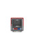 Metro C533-CLFC-U C5 3 Series Red Undercounter Insulated Heated Holding & Proofing Cabinet with Clear Door and Universal Wire Slides - 120 Volts