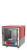 Metro C533-CLFC-U C5 3 Series Red Undercounter Insulated Heated Holding & Proofing Cabinet with Clear Door and Universal Wire Slides - 120 Volts
