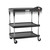 Metro MY2030-34BL-PL 34.37" W Plastic Utility Three Shelves Mycart Plus Series