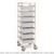 Metro APT1C-5MP Stainless Steel Super Erecta Adjustable Single-Bay Tote Rack