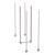 Metro LBTM24K4 Metroseal Gray Epoxy-Coated Mobile Unit Kit qwikTRAK High Density Double Deep Storage System