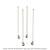 Metro MXTTM21C 21" W Polymer MetroMax Top-Track Mobile Unit Kit
