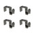 Metro LSH1 SmartLever 4 Pack Single Leg Hooks