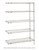 Metro AN536C 36" W x 24" D Chrome 4 Wire Shelves Super Erecta Add-On Shelving Unit