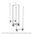 Metro LTTM18C 18" W Super Erecta Double Deep Top-Track Mobile Unit Kit