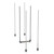 Metro LBTM24C Chrome Mobile Unit Kit HD qwikTRAK High Density Double Deep Storage System