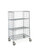 Metro AST35MC 36" W x 24" D 3 Shelves Heavy Duty Slanted Shelf Truck and Cart