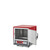 Metro C533-HLFS-L C5 3 Series Red Undercounter Insulated Heated Holding Cabinet with Solid Door and Lip Load Slides - 120 Volts