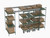 Metro TT16-E2460M2460P 192" W x 60" D Polymer or Wire Shelving Overhead Top-Track EZ Order Model