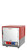Metro C533-MFS-L C5 3 Series Red Undercounter Insulated Moisture Heated Holding & Proofing Cabinet with Solid Doors and Lip Load Slides - 120 Volts