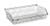 Metro BSK1848NC 48" W x 18" D Chrome Plated Wire Super Erecta Basket Shelf