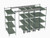 Metro TT10-E2148M1848P 120" W x 48" D Polymer Wire Shelving Overhead Top-Track EZ Order Model