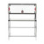 Metro EZHSE48W-KIT 48" W x 24" D Stainless Steel Super Erecta Workstation with Hot Open Heated Shelf - 120 Volts 400 Watts