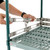 Metro PRL48-2S 2" H Polymer and Stainless Steel Super Erecta Pro Stackable Shelf Ledge