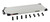 Metro HS1842 42" W x 18" D Stainless Steel Super Erecta Hot Heated Shelf - 120 Volts