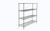 Metro N366C 60" W x 18" D Chrome 4 Wire Shelves Super Erecta Starter Shelving Unit