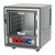 Metro C533-MFC-L-GY C5 3 Series Gray Undercounter Insulated Moisture Heated Holding & Proofing Cabinet with Clear Doors and Lip Load Slides - 120 Volts