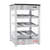 Skyfood FWD3S9P 18.88" W 3 Shelves Tempered Straight Front Glass Countertop Steam Line Food Warmer Display Case - 120 Volts