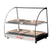 Skyfood FWD2-22-4P 22.5" W Stainless Steel Base Curved Glass Food Warmer Display Case - 120 Volts