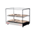 Skyfood FWDS2-22-4P 22.5" W 2 Shelves Tempered Straight Front Glass Countertop Food Warmer Display Case - 120 Volts