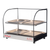Skyfood FWDC2-22-4P 22.5" W 2 Shelves Tempered Curved Front Glass Countertop Food Warmer Display Case - 120 Volts