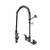 T&S Brass B-0133-CR-VBJSK 8" Centers Wall Mounted with Ceramic Valves EasyInstall Prerinse Unit