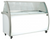 Kelvinator KCHDP10 20.30 Cu. Ft. White Slanted Glass Ice Cream Dipping Cabinet - 115 Volts