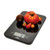 CDN SD1502-S 15 Lbs. Silver Tempered Glass Rectangular Platform Digital Portion Control Scale