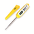 CDN DTT450 2.75" Yellow Stainless Steel Stem High Heat Thin Tip Pocket Thermometer