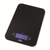 CDN SD1502-BK 15 Lbs. Black Tempered Glass Plastic Housing Rectangular Platform Digital Portion Control Scale